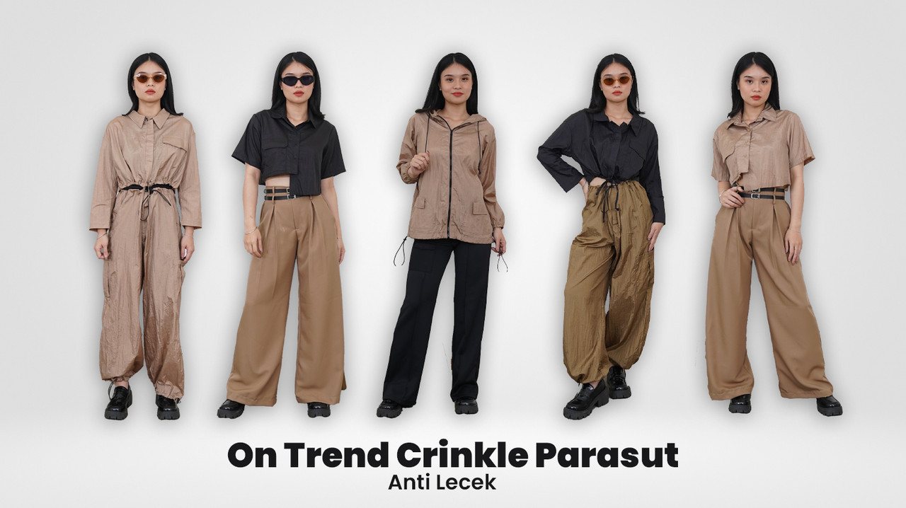 On Trend Crinkle Parasut