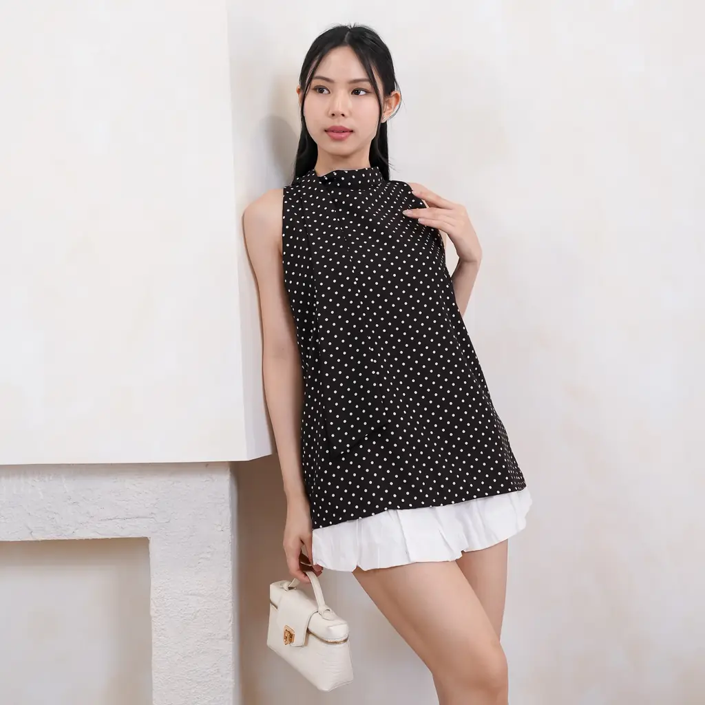 Melly Polkadot Top