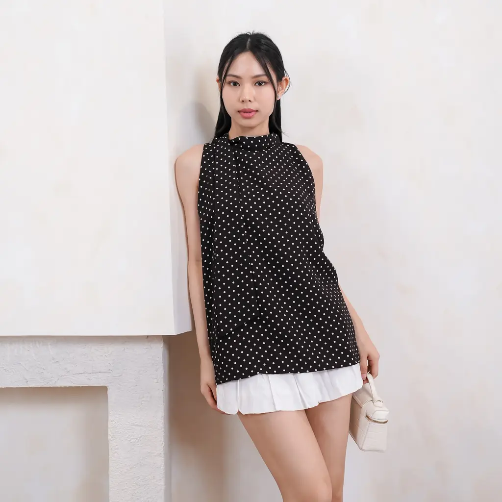 Melly Polkadot Top