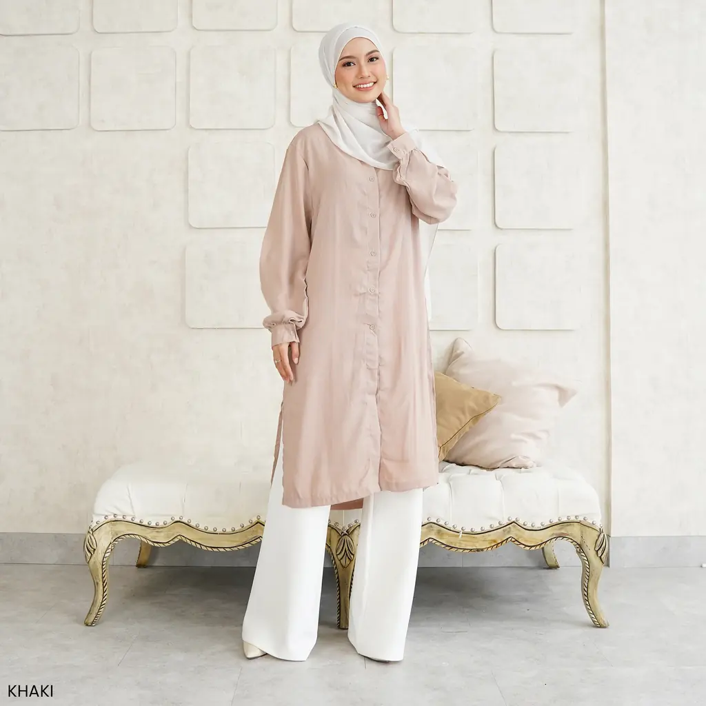 Jihan Crinkle Tunic