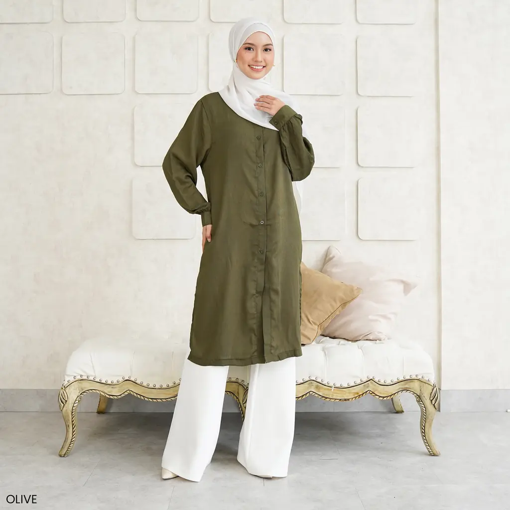 Jihan Crinkle Tunic