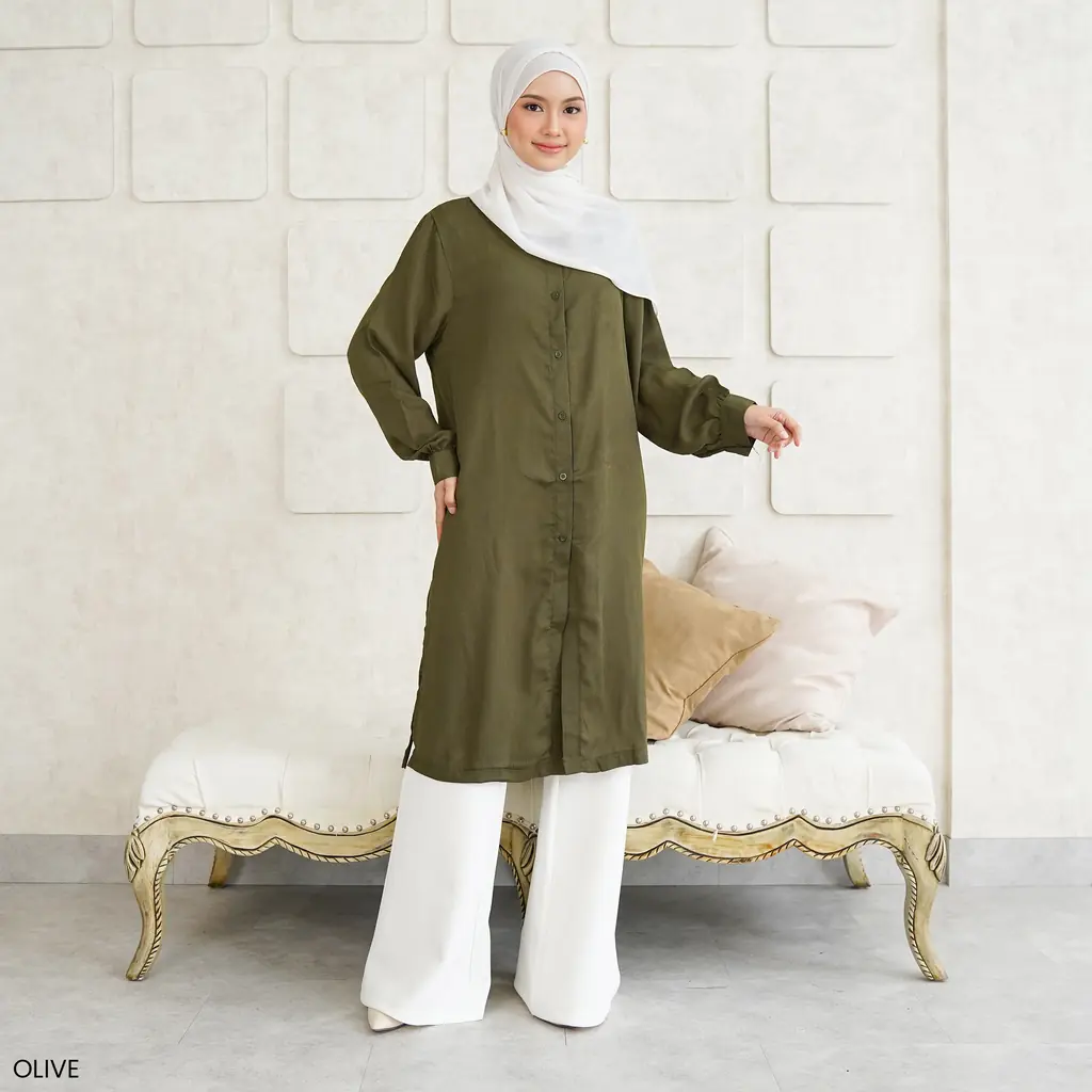 Jihan Crinkle Tunic
